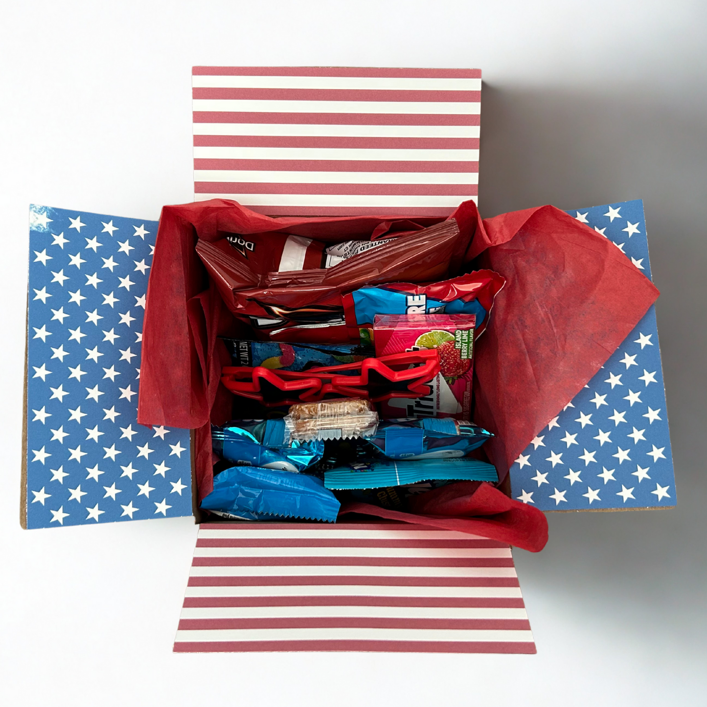 July 4th Box - Military Service Box - Veterans Box - Independence Day Box